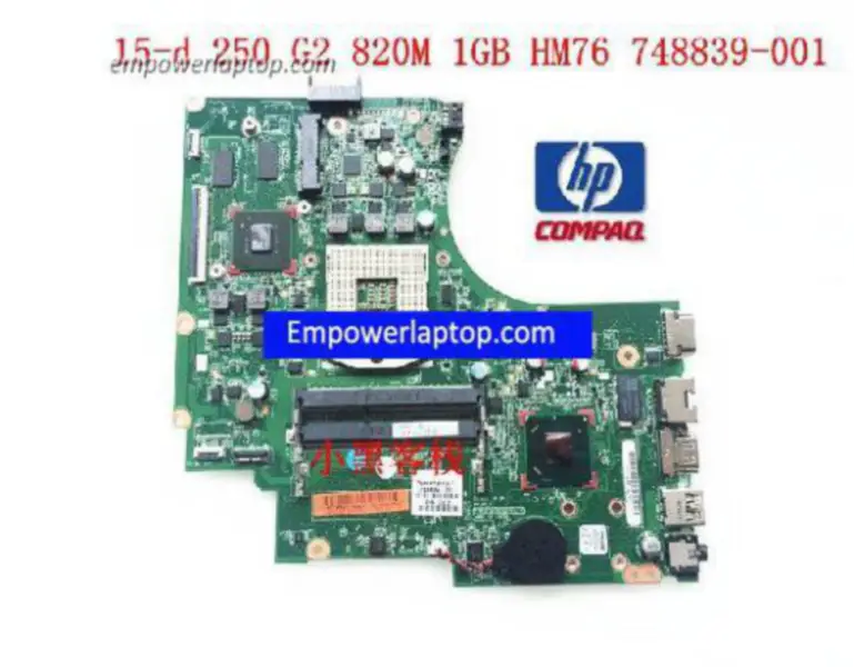 HP 15-D 250 G2 748839-001 Hovedkort