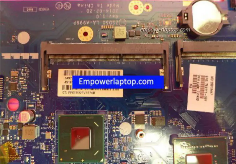 HP Touchsmart 15-R021NR 15-R 764111-001 764111-501 ZSO50 LA-A999P i3-3217U HM76 hovedkort
