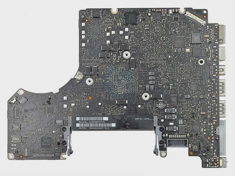 Macbook Pro A1278 820-3115-B MD101 MD102 hovedkort med i5-3210M-prosessor (år 2012)