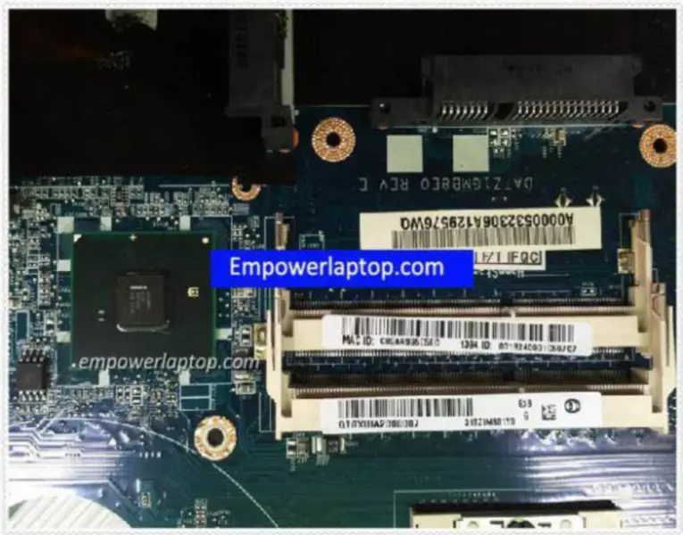 Toshiba FIT X505 A000053230 Motherboard