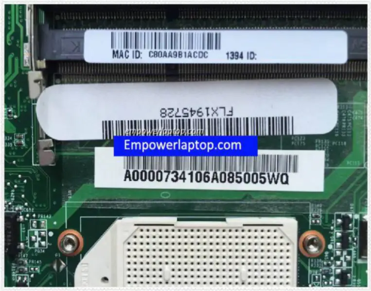 Toshiba Satellite L645 Motherboard
