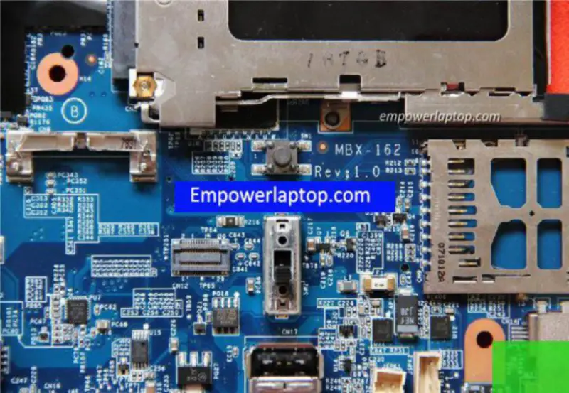 Sony A1229978A MS52 MBX-162 1P-006A502-8010 hovedkort