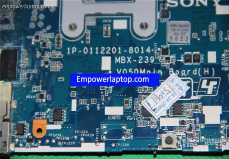 Sony VPC-CB A1818255B A1848524A A1818266B MBX-239 1P-0112201-8014 Hovedkort
