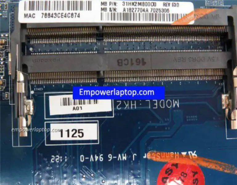 Sony MBX-248 A1827704A DA0HK2MB6E0 hovedkort