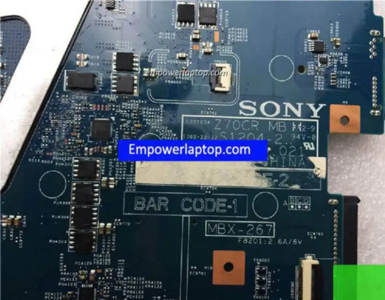Sony VAIO SVE171B11M SVE171 MBX-267 A1884318A 48.4MR10.011 Hovedkort