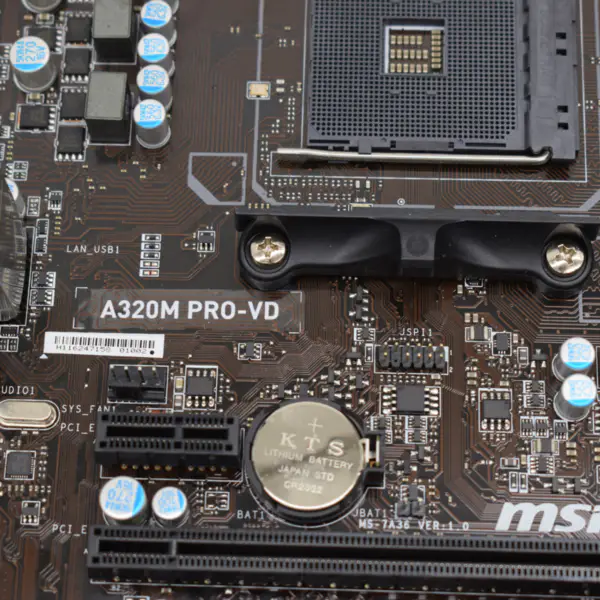 MSI A320M PRO-VD hovedkort AM4 A320 DDR4 Sata3