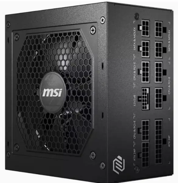 MSI MAG A850GL PCIES-strømforsyning