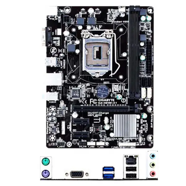 H81 Motherboard For Gigabyte Ga-h81m-s1