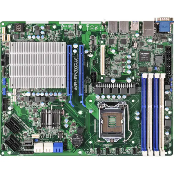 Asrock E3c224d4m-16re Lga1150 Ddr3 Support E3-1200 V3