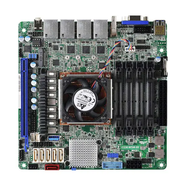 Asrock C236wsi4-85 Ddr4 Ecc Udimm 64 gb støtte E3-1585 V5