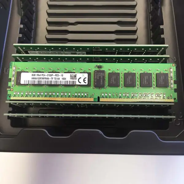 2pcs Hma41gr7mfr4n-tf Ram For Sk Hynix 8gb Ddr4 2133mhz Ecc Reg 1rx4 Pc4-2133p Server Memory