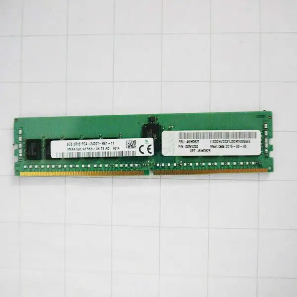For Lenovo Ram 46w0827 46w0825 8gb 2rx8 Pc4-2400t Ddr4 2400 Reg Ecc Server Memory