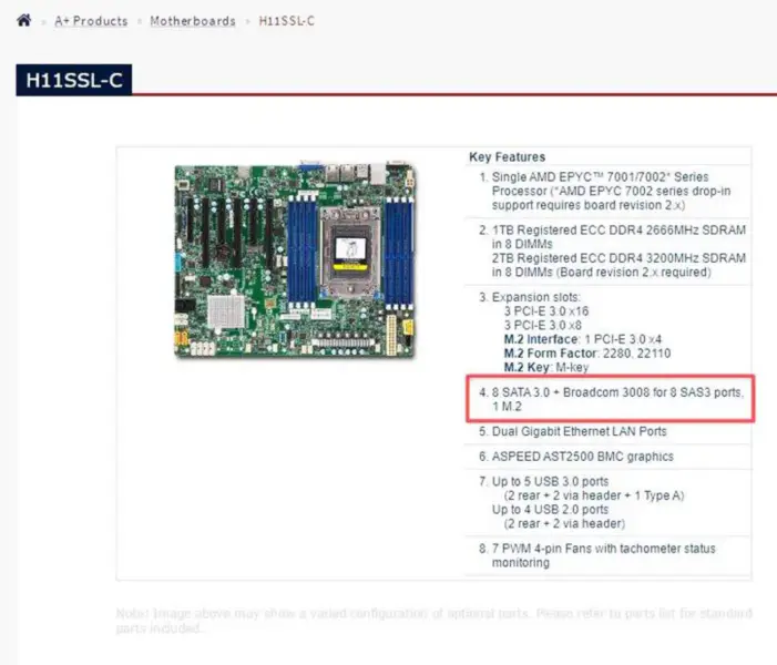 Supermicro H11ssl-c motherboard