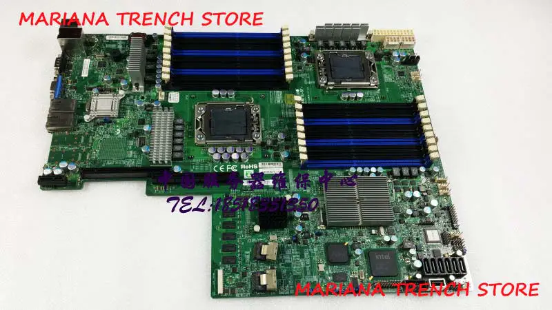 X8dtu-6f+ For Supermicro hovedkort Xeon-prosessor 5600/5500-serien 82576 Dual-port Gigabit Ethernet Controller Ipmi 2.0
