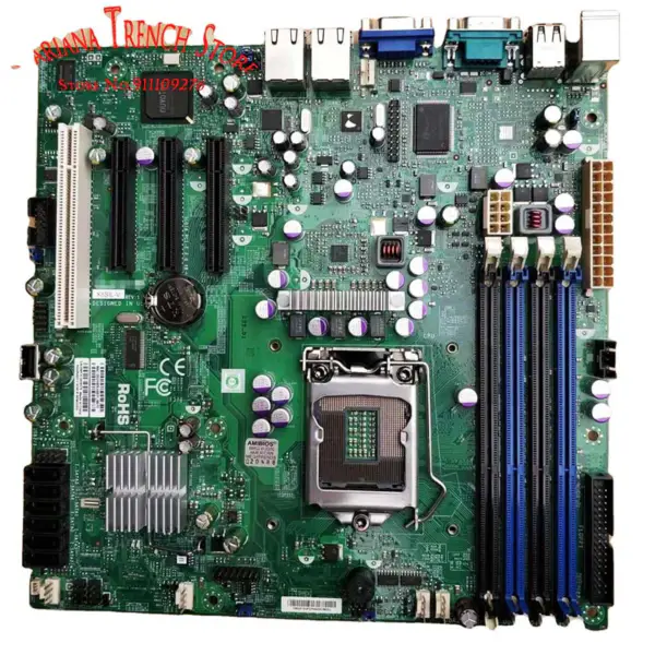 X8sil-v For Supermicro hovedkort Lga 1156 Xeon X3400 / L3400 Series Core I3 Ddr3