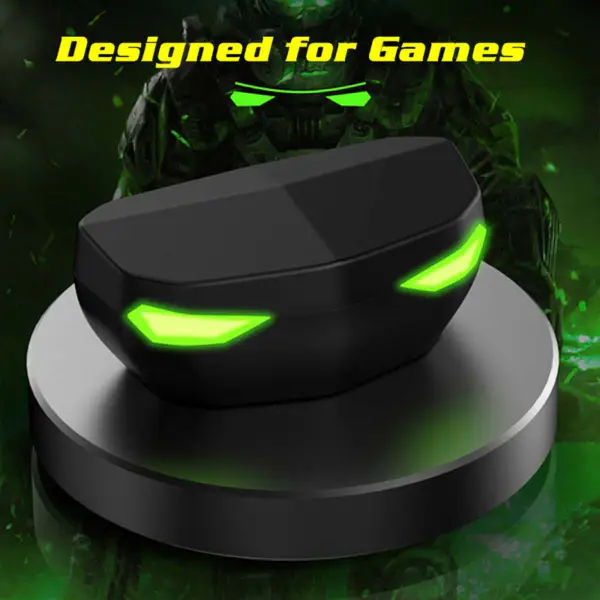 2023 Mobil håndfri trådløs øretelefon 65 ms lav latenstid Gaming Headset Noise Cancelling D17 Tws Earbuds