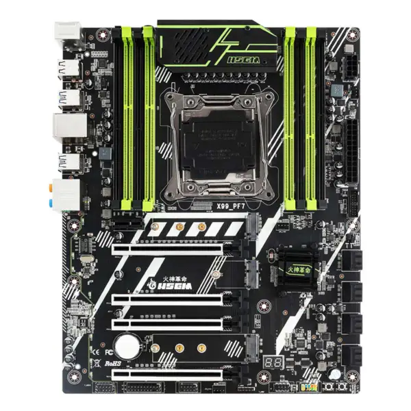 Hsgm X99-pf7 Support Four Channel Ddr3/ddr4 X99 Chipset Server Motherboard