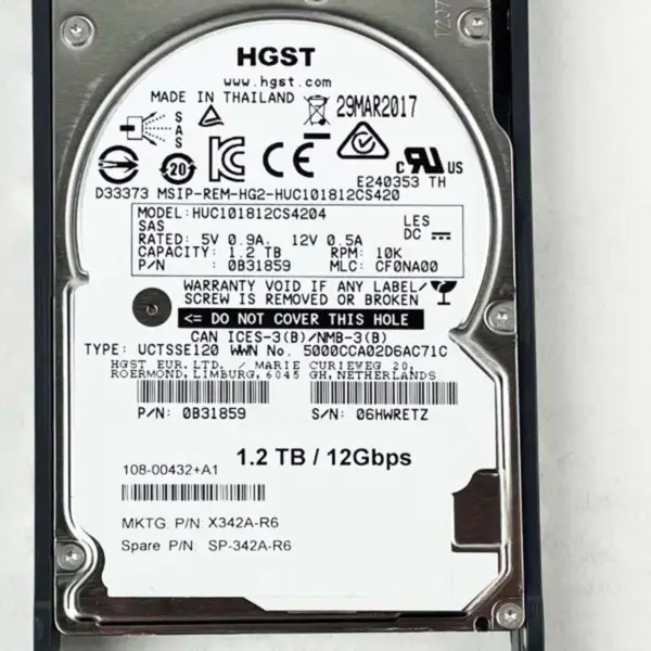 Netapp X342a-r6 Hard Drive