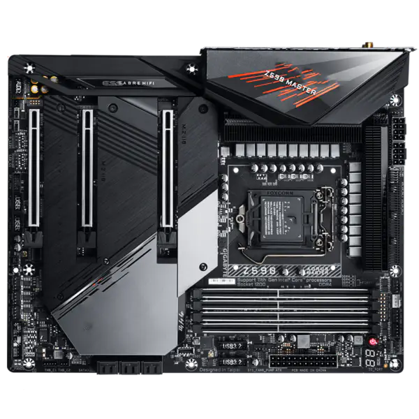 Ga Med Cpu Z590m Lga 1200 Hovedkort 10. 11. Gen Z590 Aorus Master