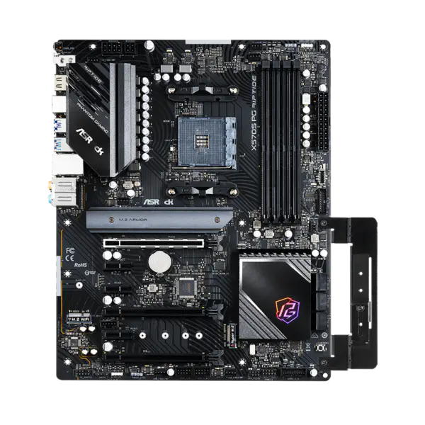 AsRock Motherboard Am4 2000 3000 4000 G-series 5000 And 5000 G-series X570s Pg Riptide