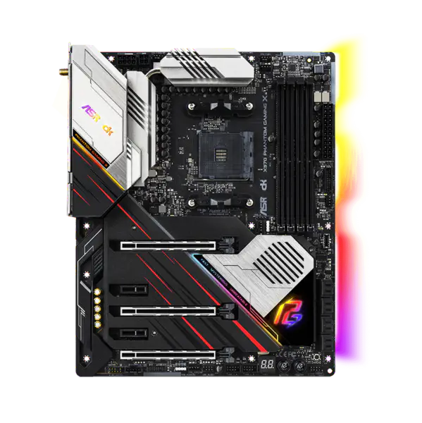 AsRock Motherboard Am4 Socket 2000 3000 4000 G-series 5000 And 5000 G-series Cpu X570 Phantom Gaming X