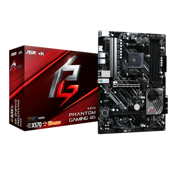 AsRock Motherboard Am4 Socket 2000 3000 4000 G-series 5000 And 5000 G-series Cpu X570 Phantom Gaming 4s