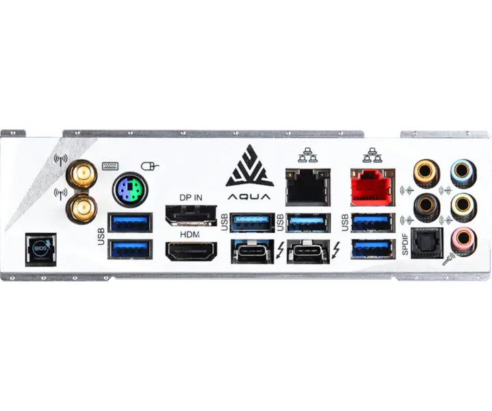 AsRock Pc-hovedkort X570 Aqua støtter Am4 Socket R 2000- og 3000-serie prosessorer