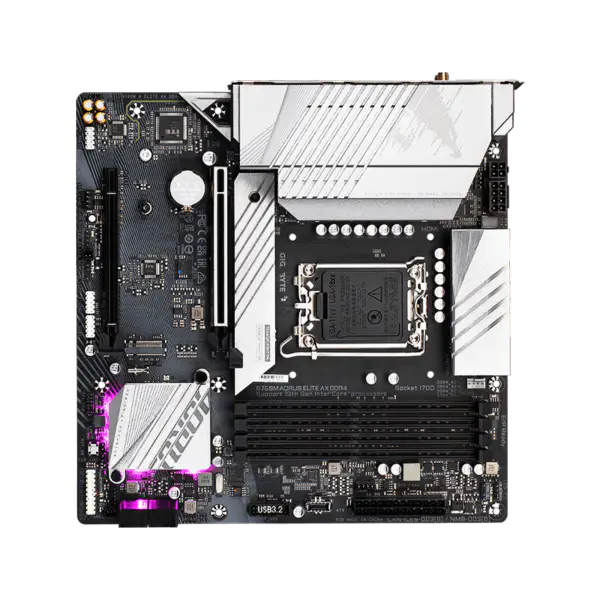 Gigabyte B760M AORUS ELITE AX DDR4-hovedkort