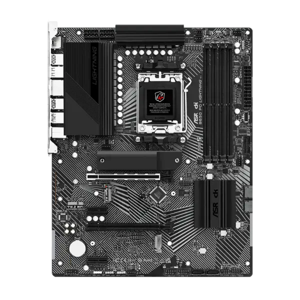 Asrock Atx hovedkort B650 Pg Light Ning Ddr5 Am5 støtte CPU 7950x 7900x 7700x 7600x