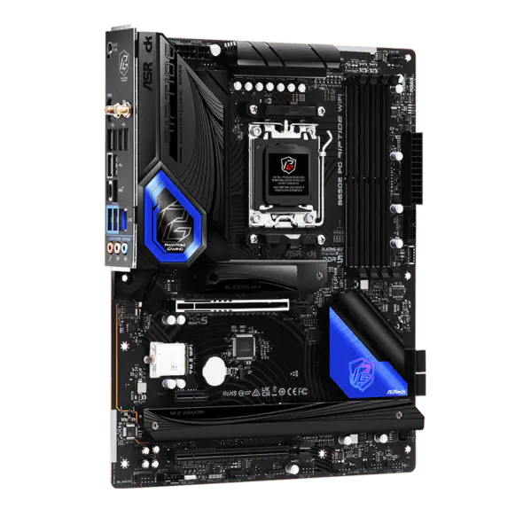 AsRock Atx Motherboard B650e Pg Riptide Wifi Ddr5 Am5 Support Cpu 7950x 7900x 7700x 7600x