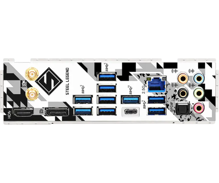 AsRock hovedkort Z790 Steel Legend Wifi6 Ddr5 minne Lga 1700 13th Gen Z790 Steel Legend Wifi6 13600k 13700k