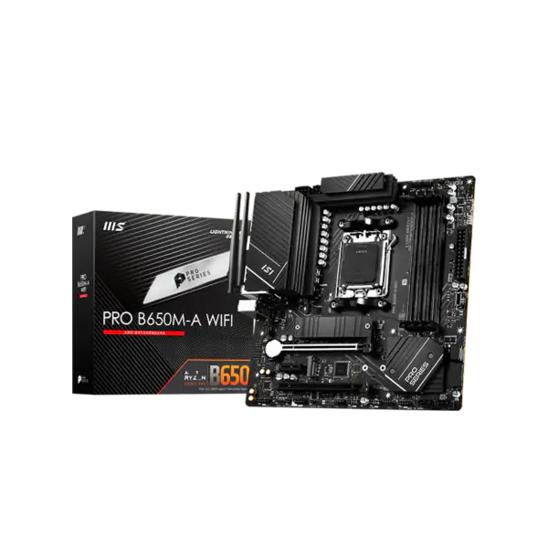 Ms M-atx hovedkort Pro B650m-a Wifi Ddr5 Am5 støtte CPU 7950x 7900x 7700x 7600x B650m-a