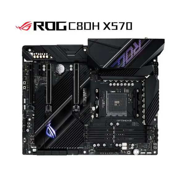 Asus Rog Crosshair Viii Dark Hero C8dh X570 Argb hovedkort spillprosessorstøtte 5800x 5900x 5950x