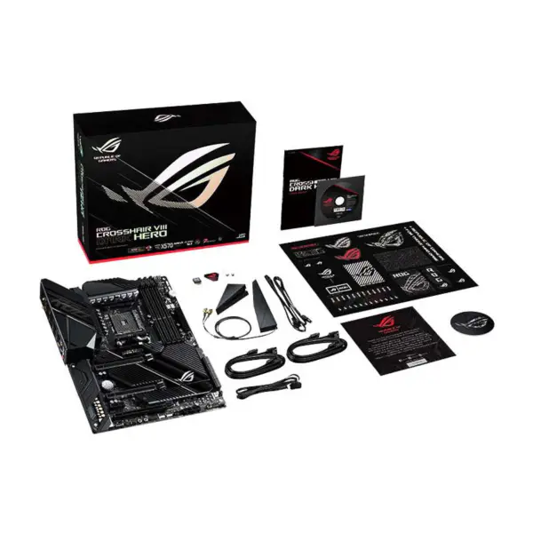Asus Rog Crosshair Viii Dark Hero C8dh X570 Argb hovedkort spillprosessorstøtte 5800x 5900x 5950x
