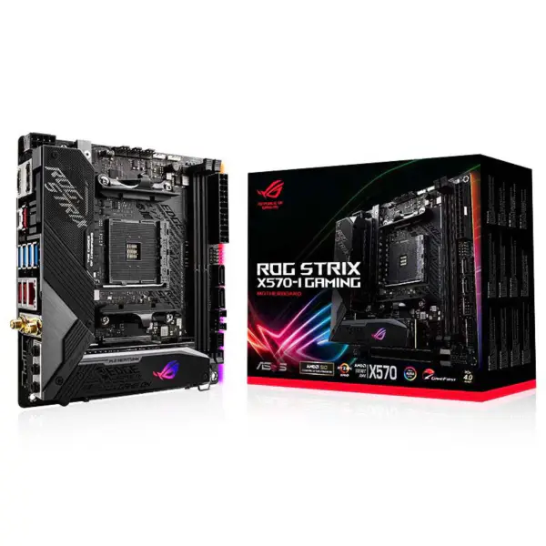 Asus Rog Strix X570-i Gaming Ddr4 Argb hovedkort Prosessorstøtte 5800x 5900x 5950x X570-i