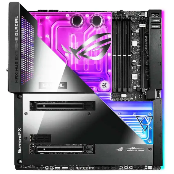 Asus Pc Hovedkort Ddr5 Cpu 12700 2700kf Intl Z690 Lga 1700 Hovedkort Rog Z690 Extreme Glacial
