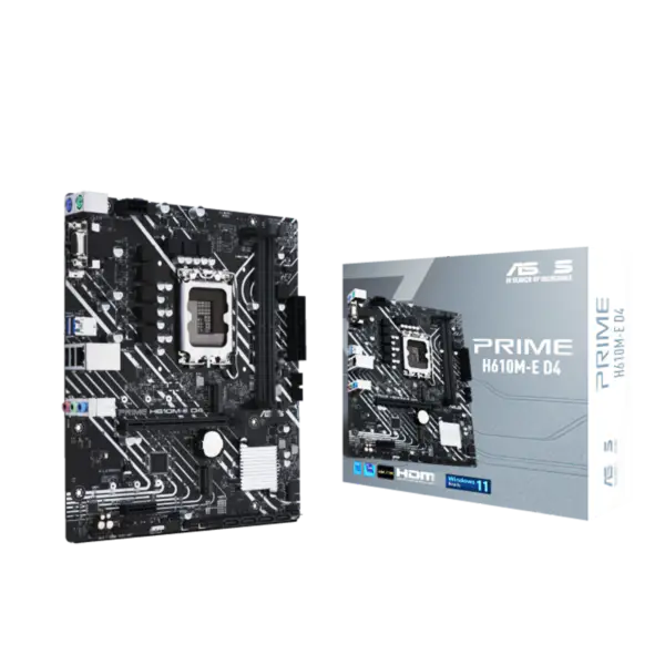 Asus H610 H610i H610m Hovedkort Støtte Cpu G7400 12400f 12400 Ssds M.2 Lga 1700 Hovedkort Prime H610m-e D4