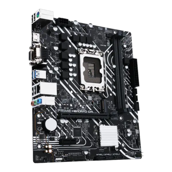 Asus H610 H610i H610m Hovedkort Støtte Cpu G7400 12400f Ssds M.2 Lga 1700 Hovedkort Prime H610m-d D4