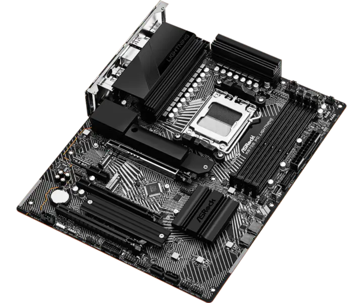 Asrock X670 X670e Hovedkort Am5^5 Støtte 7000 Series Prosessor Socket Am5 Hovedkort X670e Pg Lightning Ddr5 Am5