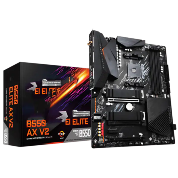 B550 Aorus Elite Ax V2 R7 5800x 5700g R5 5600x Socket Am4 Ga-hovedkort for spillprosessor