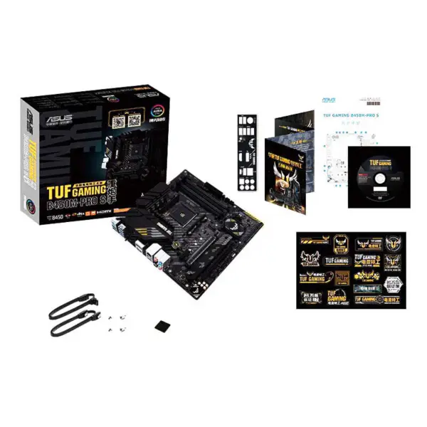Asus Tuf Gaming B450m-pro S Heavy Gunner hovedkort B450m Pro S Støtte Am4