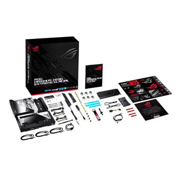 Asus Rog Maximus Z690 Extreme Glacial hovedkort støtter minne D5 CPU 12900k Intl Z690 Lga1700 Asus hovedkort