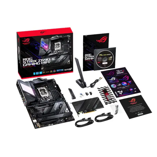 Asus Rog Strix Z690-e Gaming Wifi hovedkort Ddr5 Cpu 12900k 12700k Intl Z690 Lga1700 Asus Z690-e