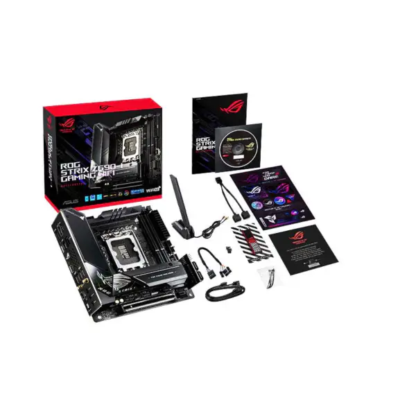 Asus Rog Strix Z690-i Gaming Wifi hovedkort Itx Mini Board Ddr5 Cpu 12900k 12700k Intl Z690-i