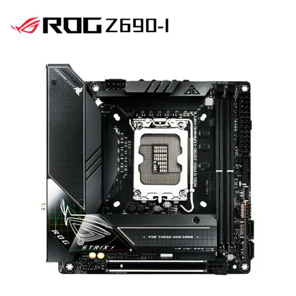 Asus Rog Strix Z690-i Gaming Wifi hovedkort Itx Mini Board Ddr5 Cpu 12900k 12700k Intl Z690-i