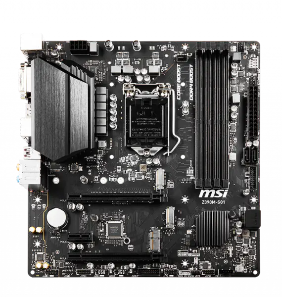 Msi Hovedkort Z390m Støtter 8700 Prosessor Win7 System Desktop Hovedkort 8th 9th Gen Cpu Z390m S01 Z390