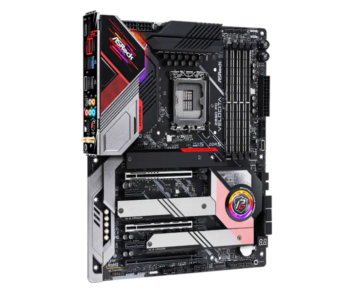 Asrock Z690 Pg Velocita Gaming hovedkort støtter minne Ddr5 Cpu 12700k 12900kf Intl Z690 Lga1700