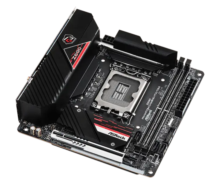 Asrock Z690 Phantom Gaming-itx/tb4 Phantom Gaming Motherboard Ddr5 Support Cpu 12600k 12700 Intl Z690 Lga 1700