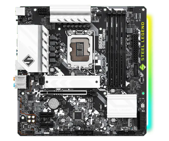 Asrock B660m Steel Legend Ddr4-hovedkort støtter CPU 12700 12600 Intl B660 Lga 1700
