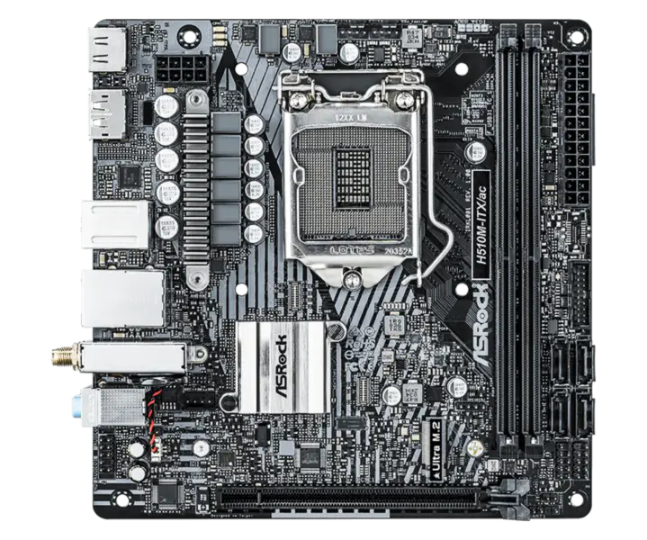 Asrock H510m-itx/ac Mini hovedkort Gaming hovedkort støtter CPU 10500 10400 11400f Intl H510 Lga 1200